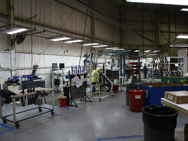 Trek manufacturer's all 6 and 7 Series Madone's, 6 Series Domane's and 9 Series Speed Concept's in the Waterloo facility