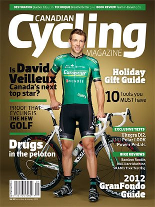 Canadian Cycling Magazine's prescient Dec. 2011/Jan.12 cover. 