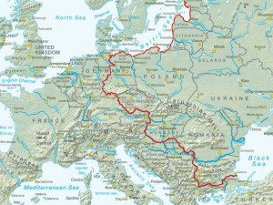 A segment of the Iron Curtain Bicycle Trail. Credit: ironcurtainbicycletrail.eu