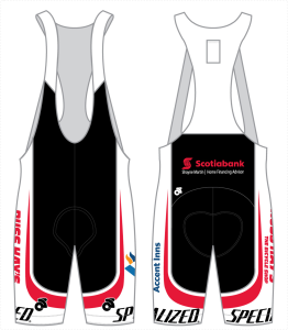 Accent Inns Russ Hays Cycling Team presented by Scotiabank 2015 team bib shorts
