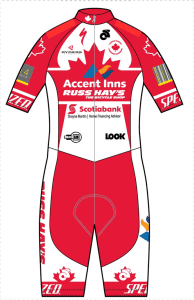 Accent Inns Russ Hays Cycling Team presented by Scotiabank 2015 team kit skinsuit