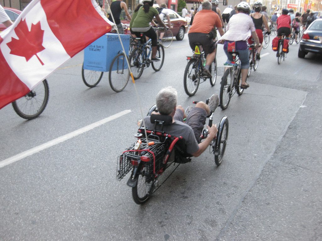 The 600 km ride makes use of recumbent bikes like this. Photo Credit: Commodore Gandalf Cunningham via Compfight cc 