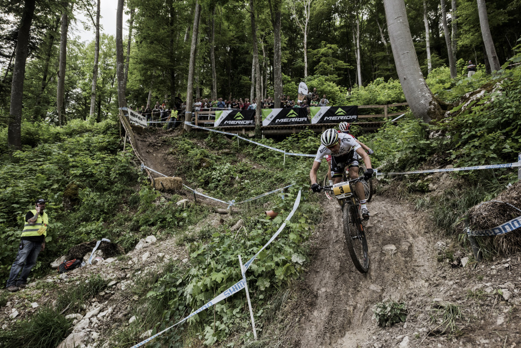 Julien Absalon at the UCI Mountain Bike World Cup in Albstadt, Germany on May 31st 2015. (Image:     Bartek Wolinski/Red Bull Content Pool)