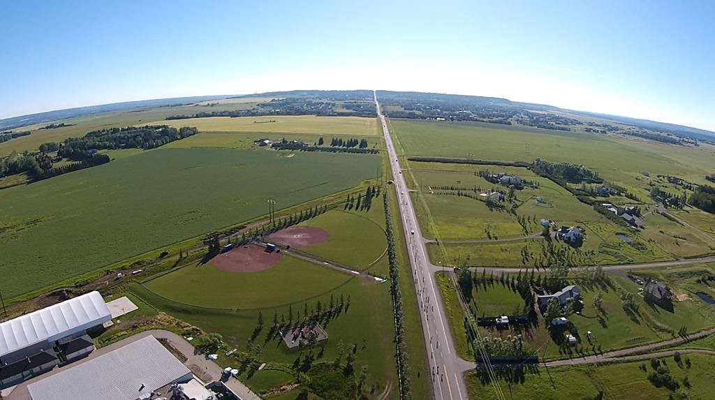 A huge line of cyclists is visible from the air as the Ride to Conquer Cancer makes its way through the Alberta countryside. (Image credit: Alberta Ride to Conquer Cancer)