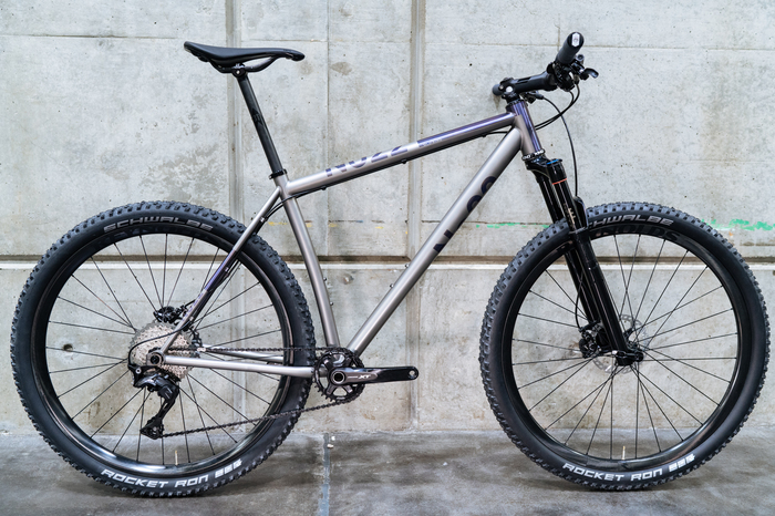 No. 22 builds titanium bikes in upstate New York, but is owned by two Torontonians, Mike Smith and Bryce Gracey. 