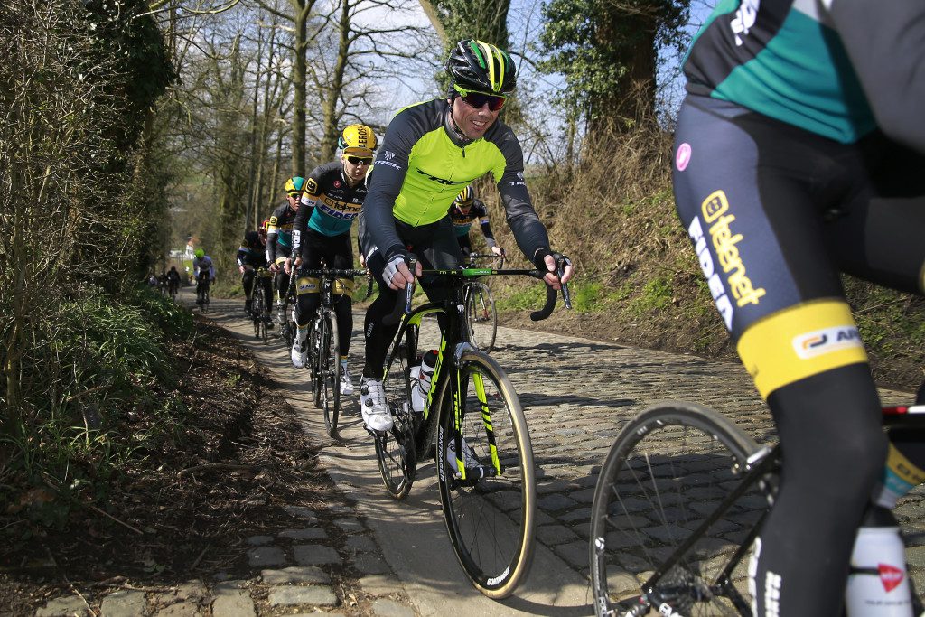 Sven Nys rides up the Taaienberg