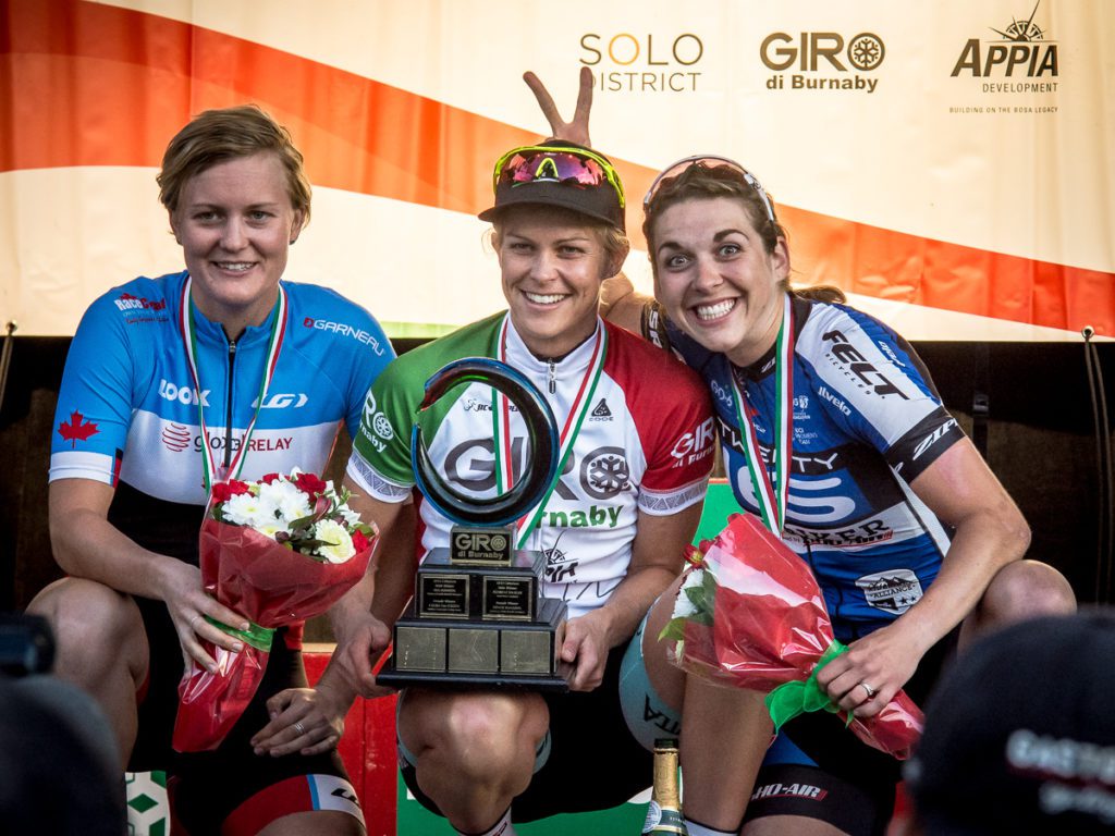 Giro di Burnaby women podium