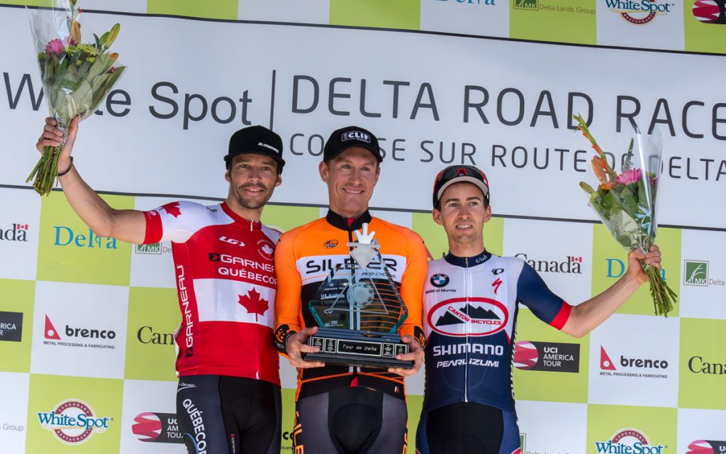 2016 White Spot Delta Road Race men's podium
