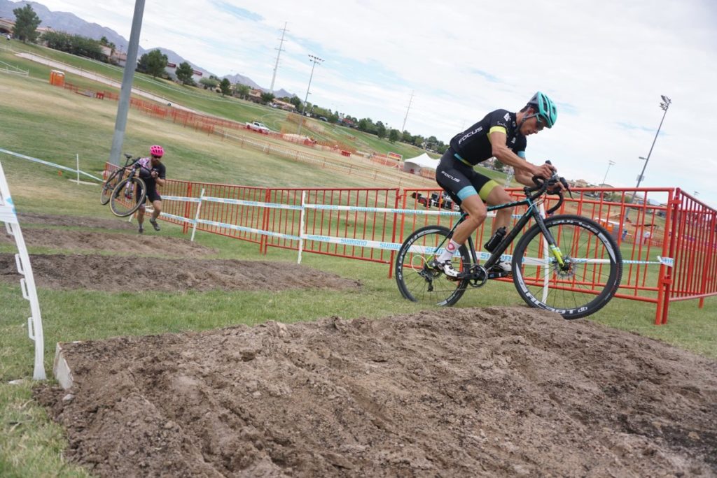 Martin tests the CrossVegas course