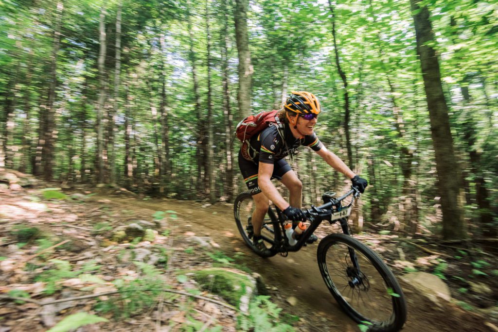 Racing at the Quebec Singletrack Experience. (Photo: Francis Fontaine/QSE)