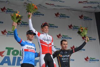 2014 Tour of Alberta Stage 1 podium