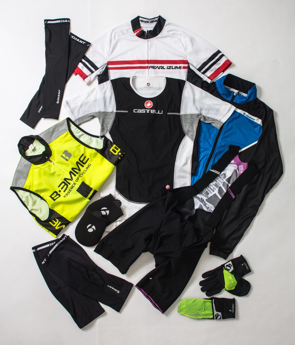 Cold-weather cycling clothing 10 to 5 C