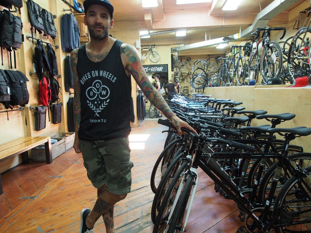 Sean Killen bought Bikes on Wheels in 2009, and has since noticed a significant change in Toronto cycling, (Image: Todd Aalgaard)