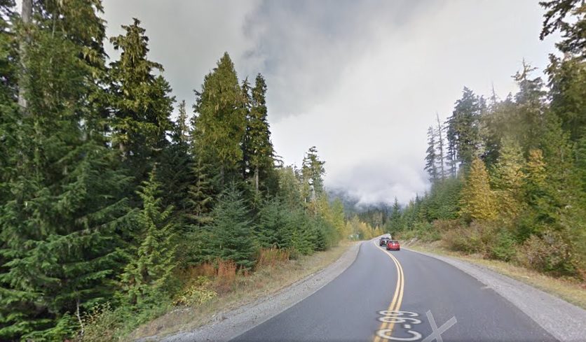 According to approximate positions, the crash occurred in a location similar to this. (Image: Google Maps)
