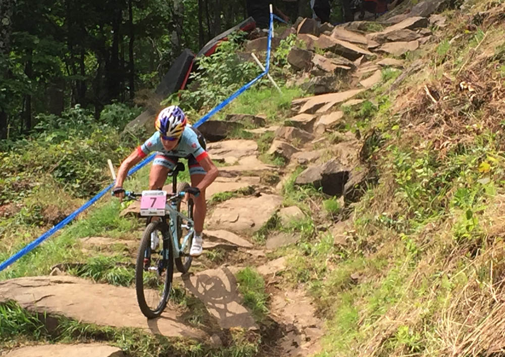 Emily Batty at the 2015 Mont-Sainte-Anne World Cup