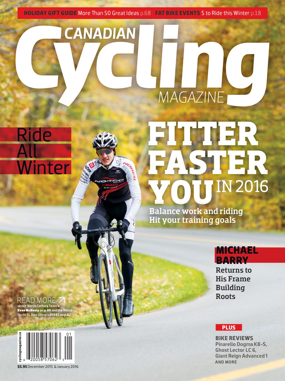 Canadian Cycling Magazine Issue 6 6 December 2015 January 2016