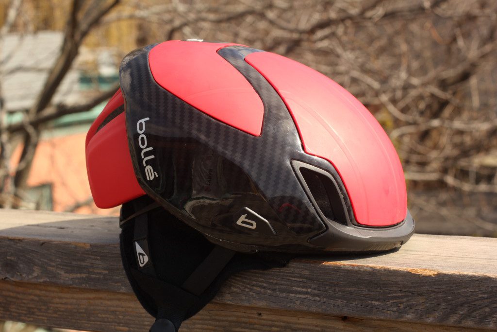 The helmet with the winter lining