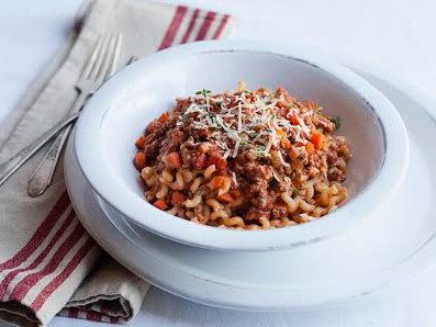 Mac 'n' cheese bolognese Photo credit: Aaron Colussi