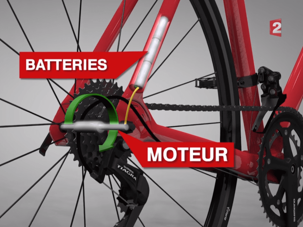mechanized doping motor in bike