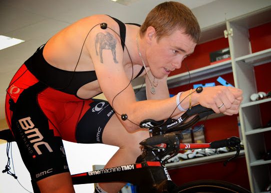 Rohan Dennis gets fit ahead of his hour record attempt. Photo courtesy: cyclefit.de