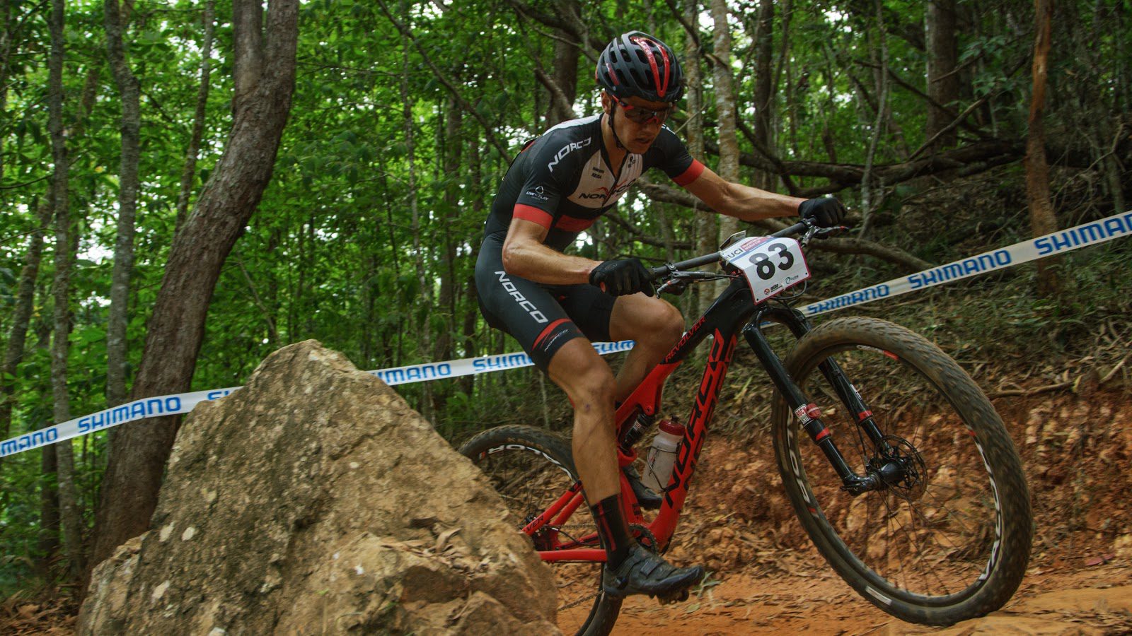 Andrew L'Esperance at the 2016 Cairns Mountain Bike World Cup