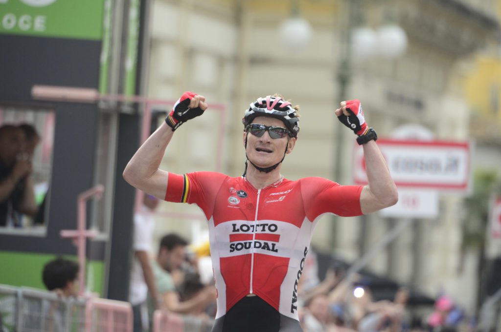 Andre Greipel is one of the peloton's most muscular riders
