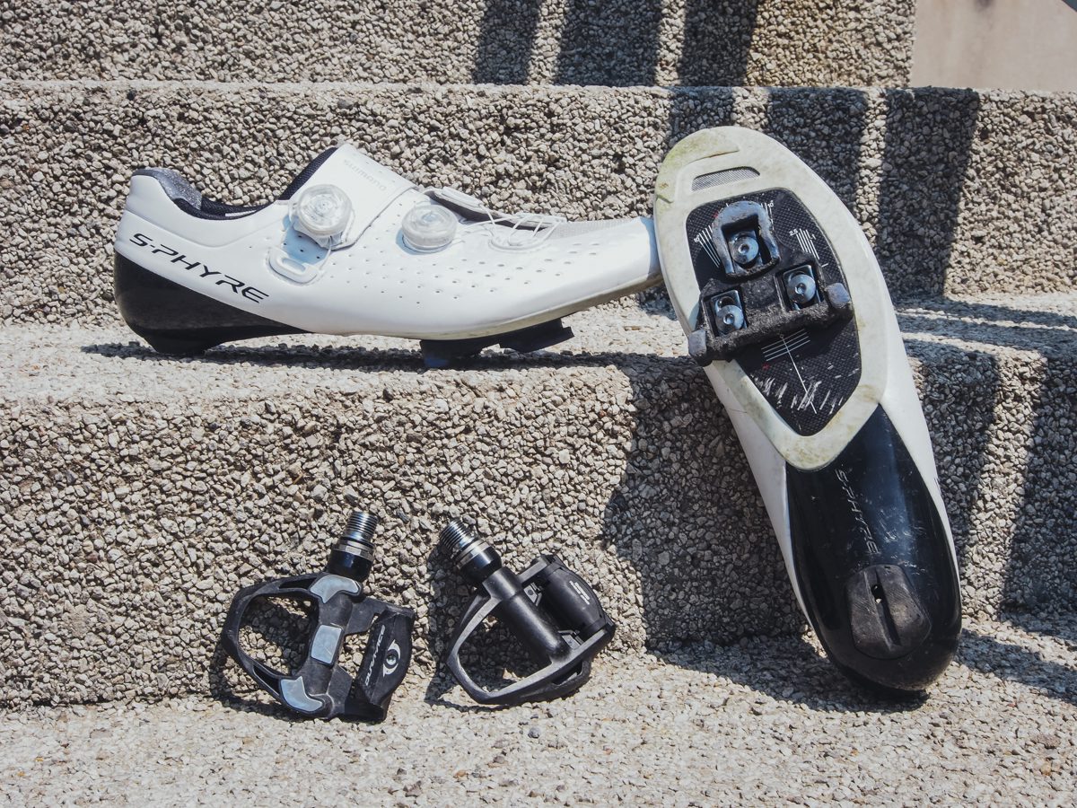 Shimano S-Phyre and Dura-Ace pedals