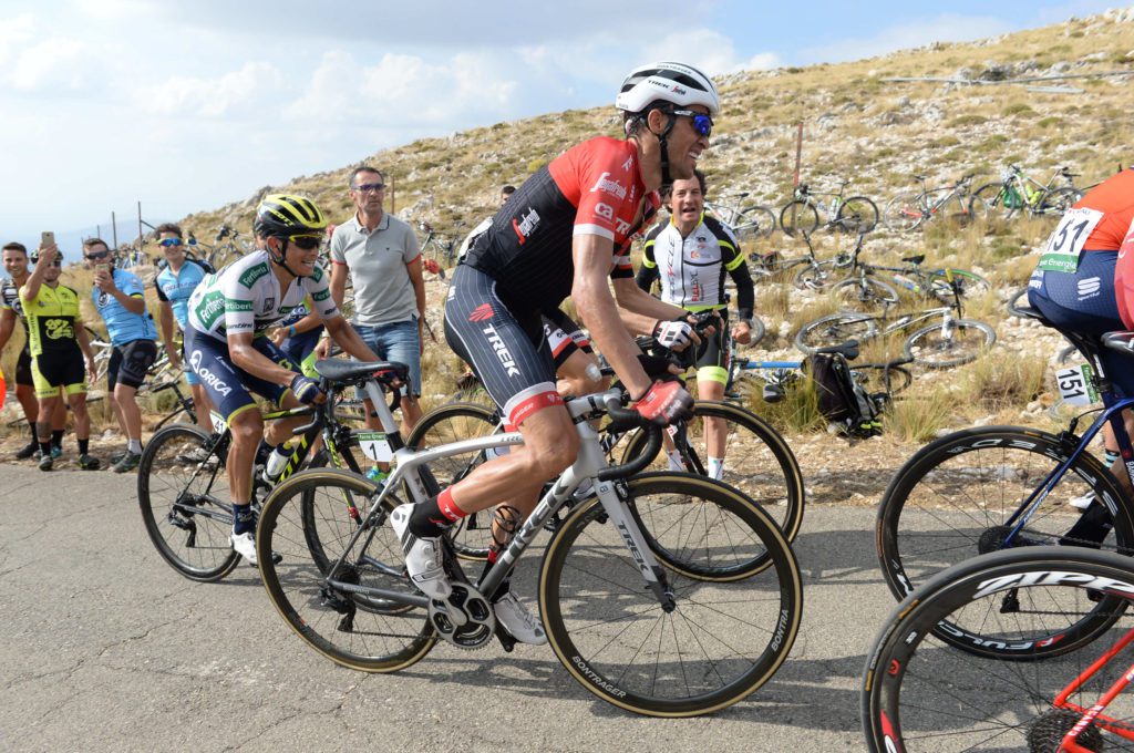 Alberto Contador is well known for his out of the saddle climbing style
