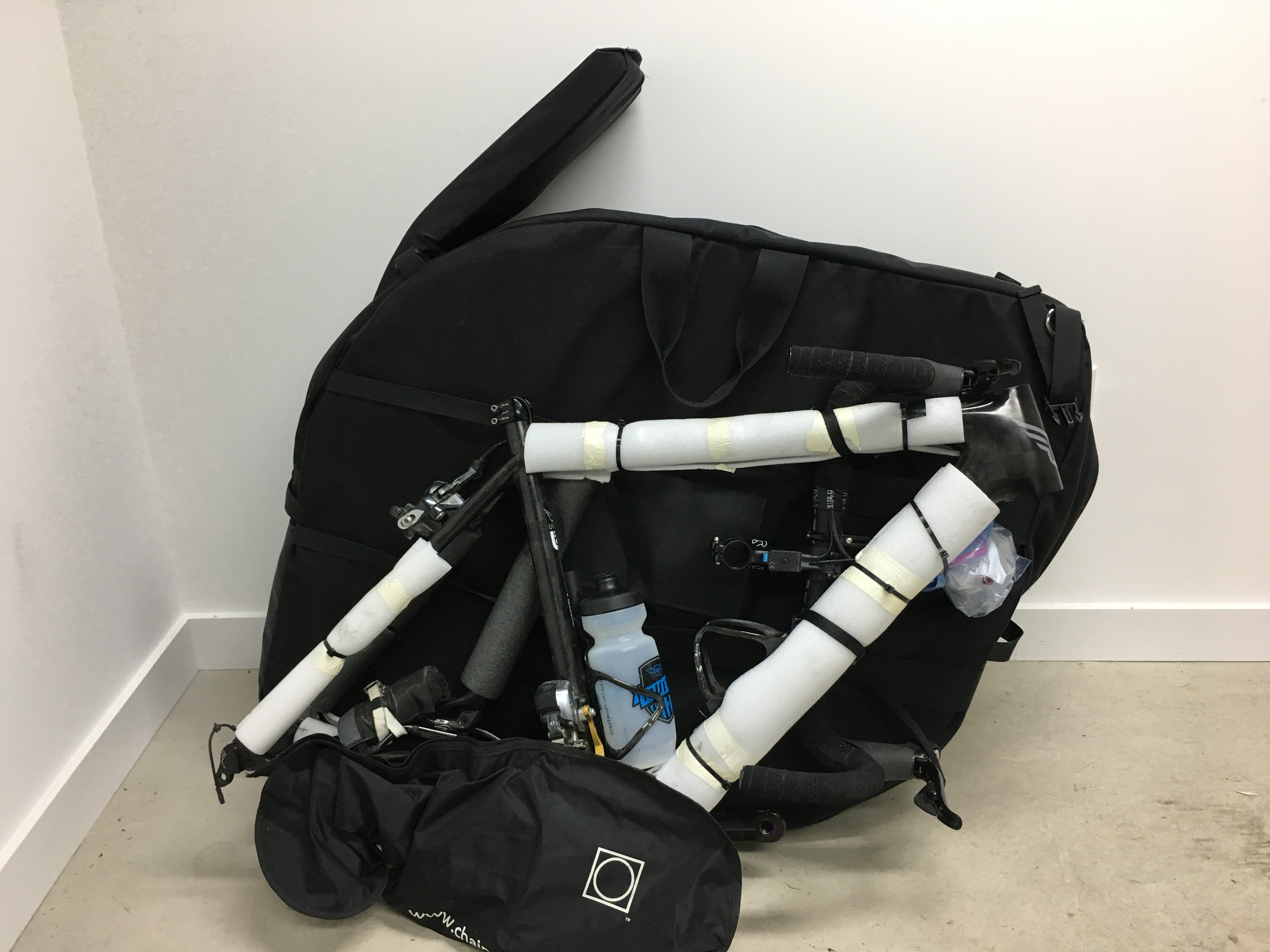 the airport ninja bike travel case