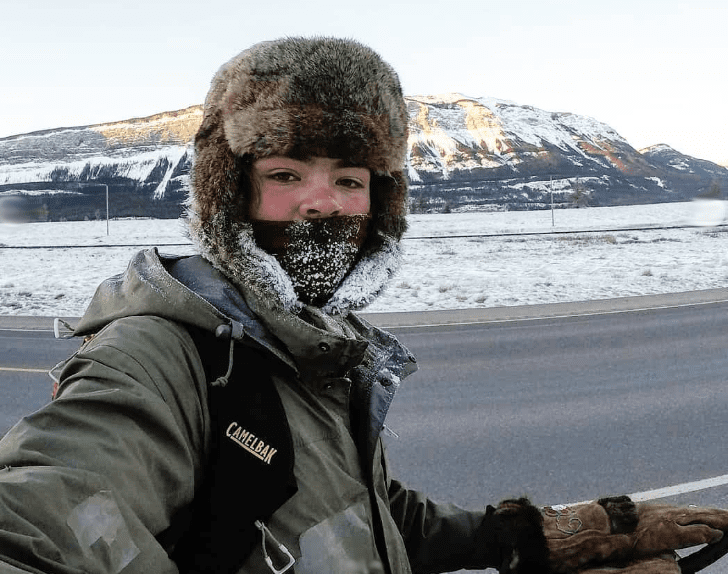 18 year old faces extreme Canadian cold in last leg of around the world ...