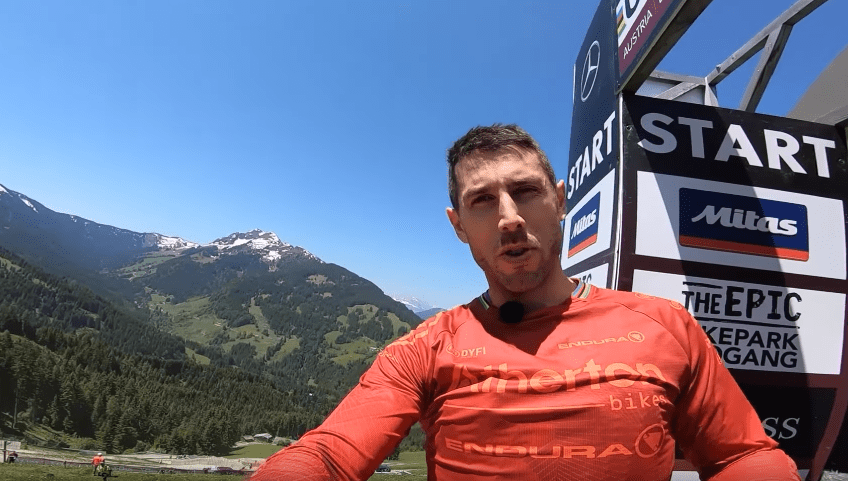 Gee Atherton Leogang World Cup course preview