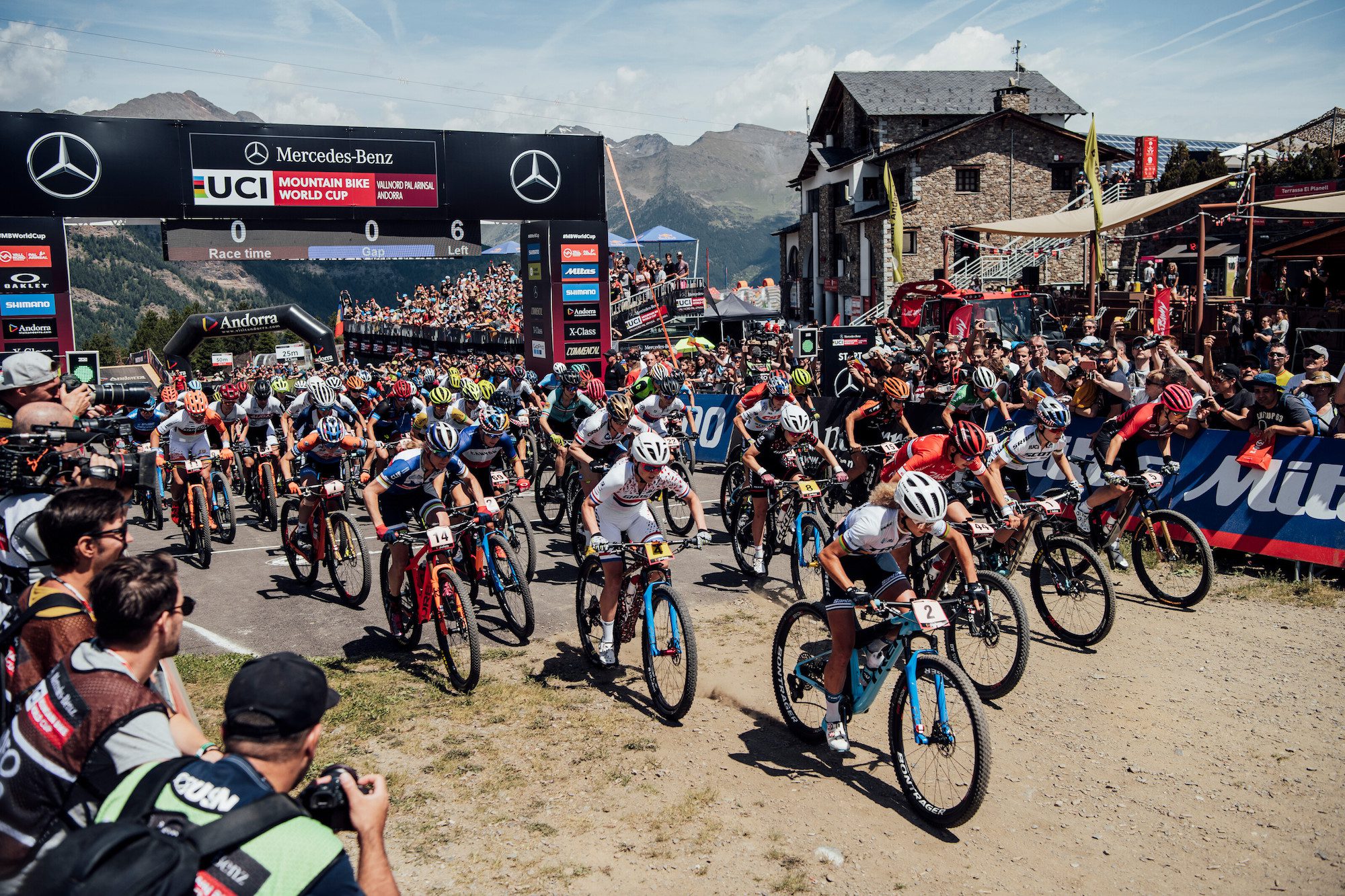 UCI XCO World Cup Vallnord, Andorra womens start