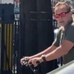 Everyone keeps seeing Arnold Schwarzenegger cruising around Toronto by bike