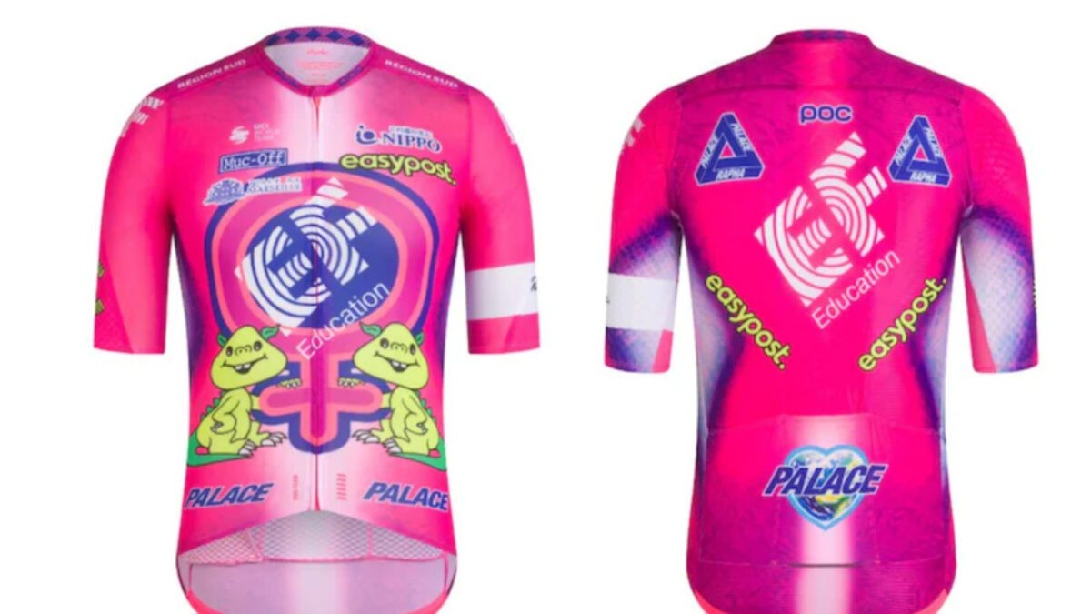 The new EF jerseys for the Tours