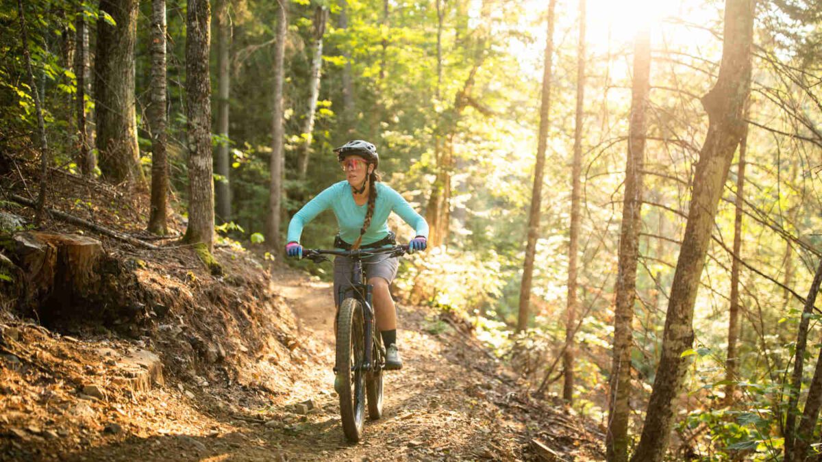 Charlotte Batty riding trails in Sault Ste Marie