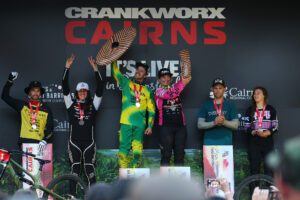 Crankworx Cairns DH podium