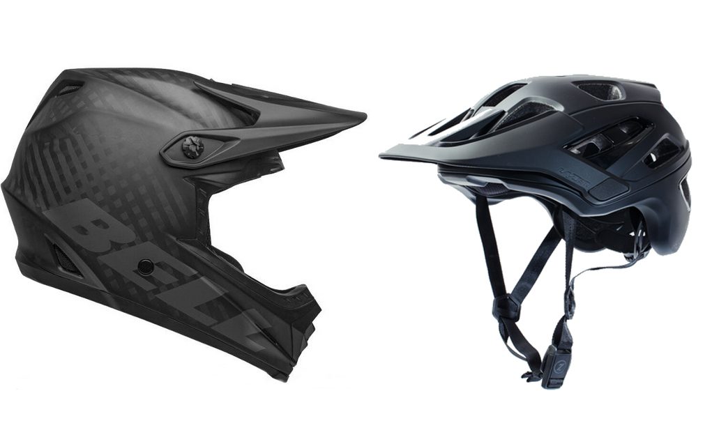 Full face and trail helmets
