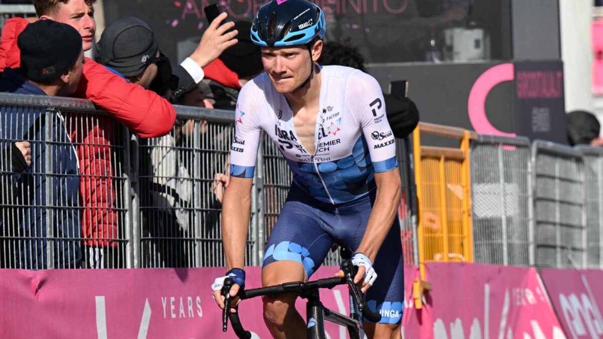 Alex Cataford riding the Giro d'Italia