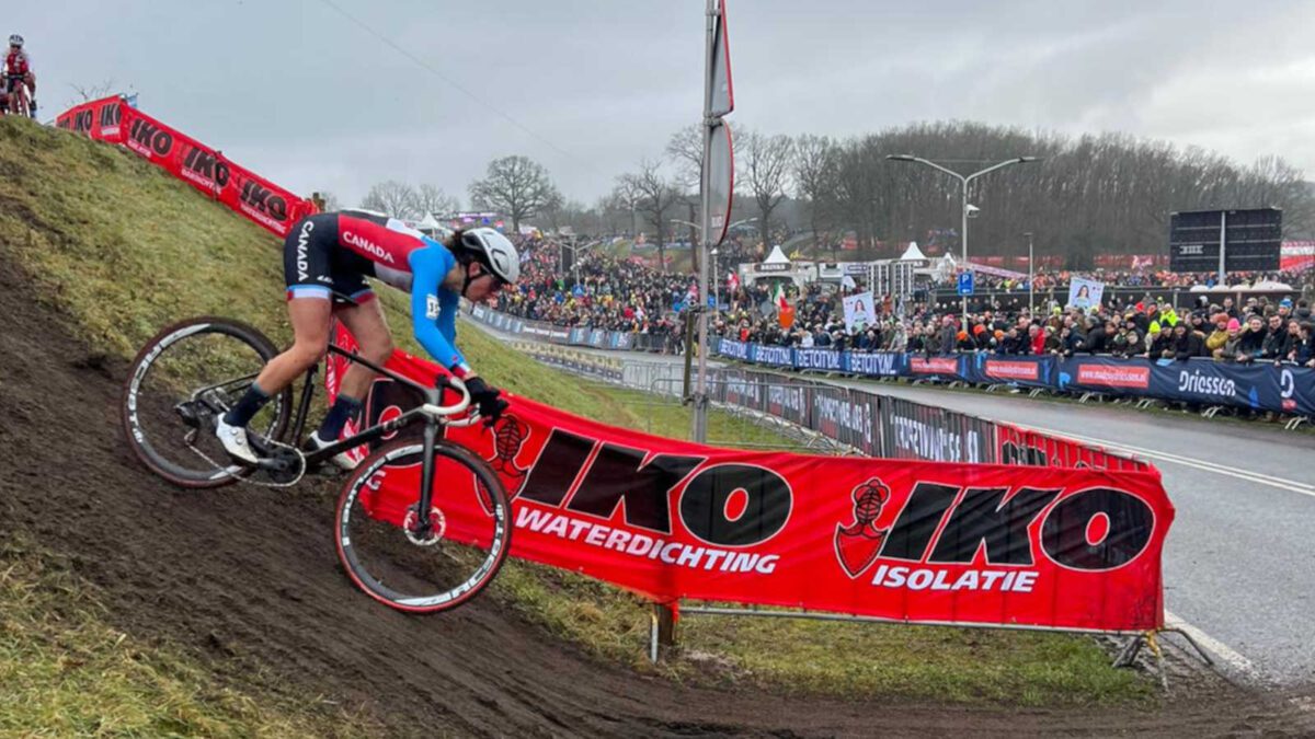 Canadian descends at cross worlds