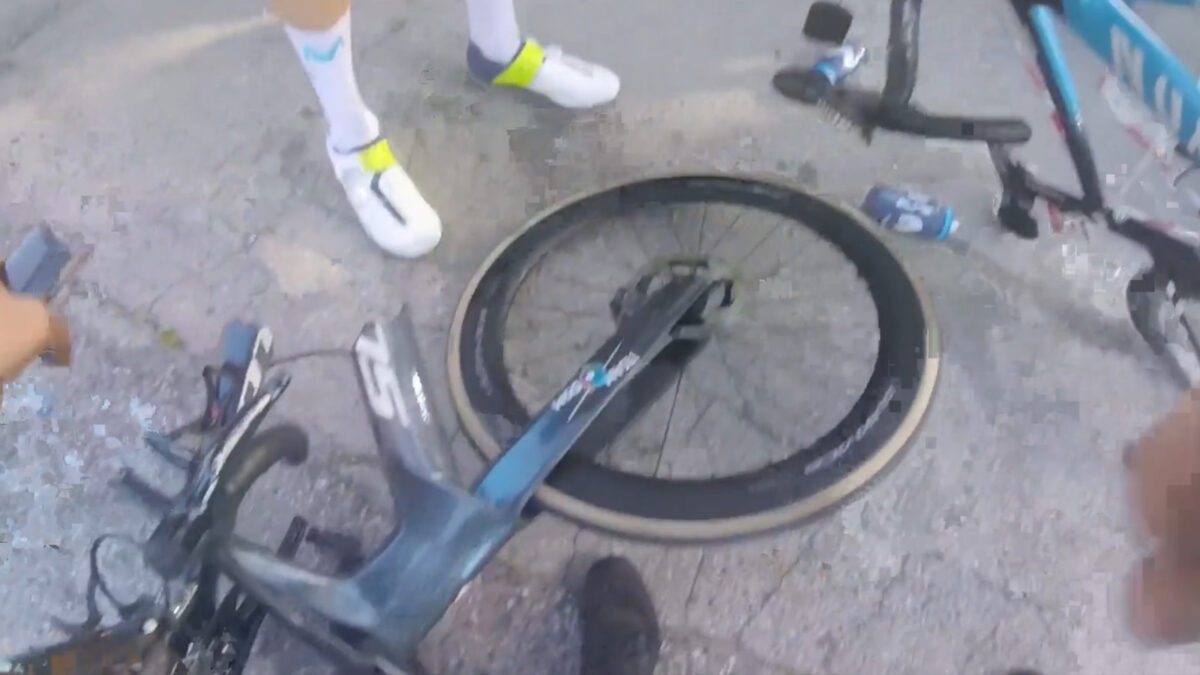 A broken Scott bike