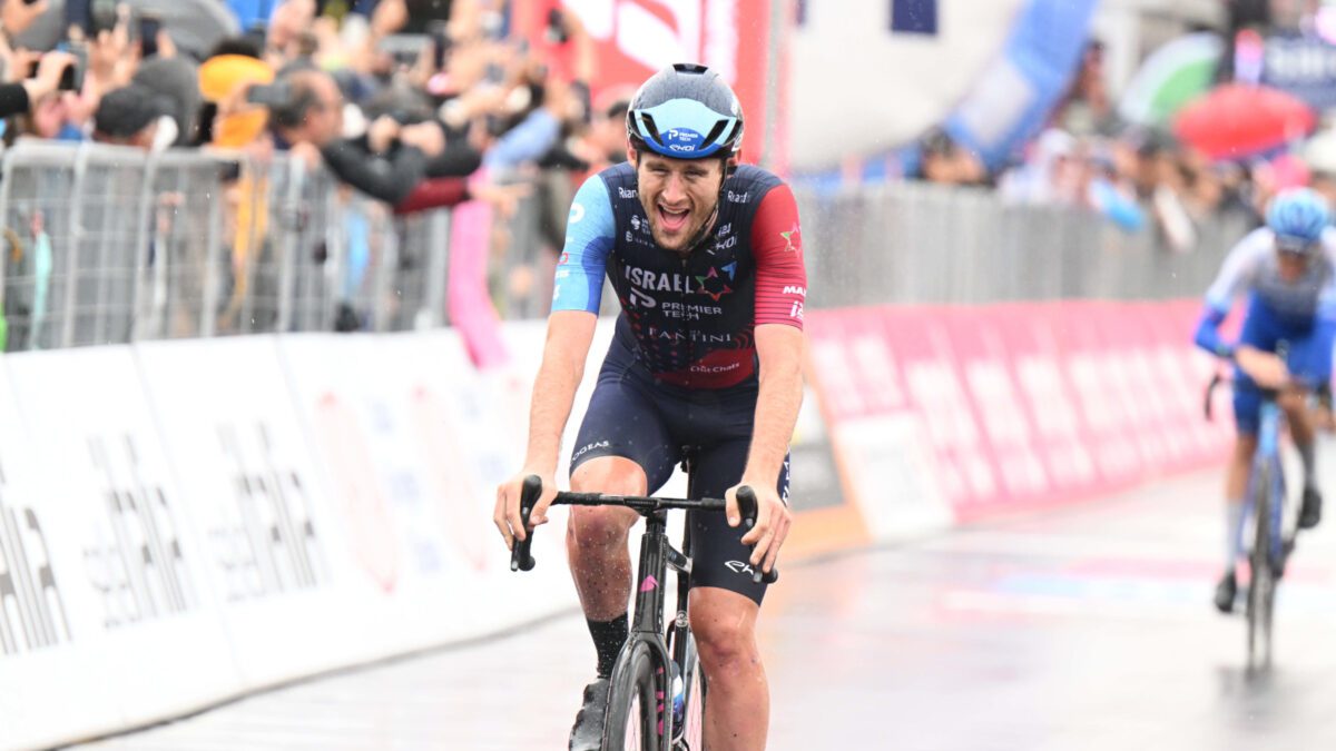 Derek Gee second in Giro d'Italia Stage 10
