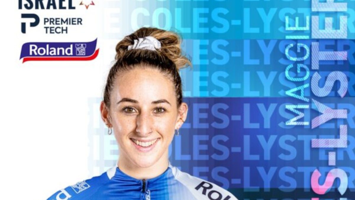 Maggie Coles-Lyster in Israel-Premier Tech jersey