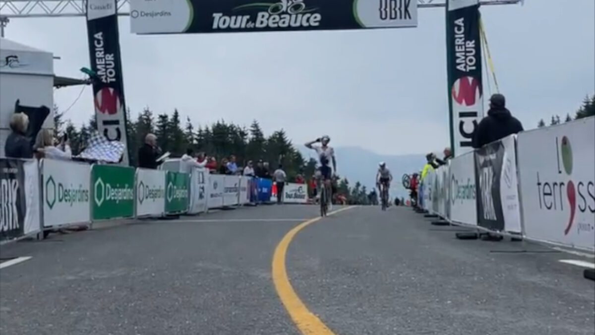 Carson Miles wins Stage 3 of the Tour de Beauce on Mont Megantic