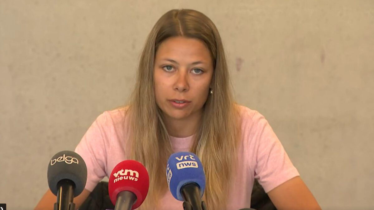 Shari Bossuyt speaking about her anti-doping positive