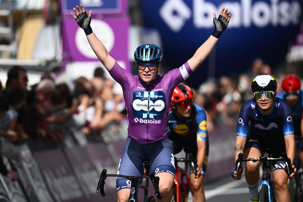 Charlotte Kool wins stage one of Baloise Ladies Tour