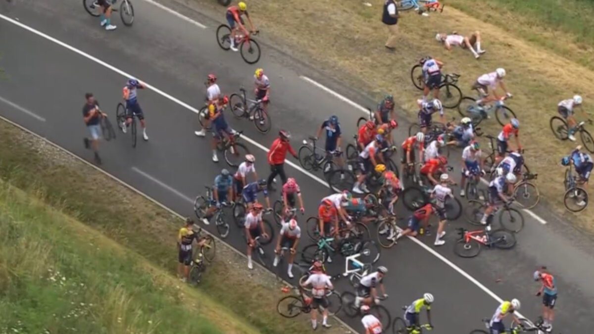 Crash at the Tour de France
