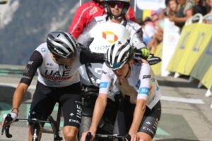 19-07-2023 Tour De France; Tappa 17 Saint Gervais - Mont Blanc - Courchevel; 2023, Uae Emirates; Soler, Marc; Pogacar, Tadej; Col De La Loze;