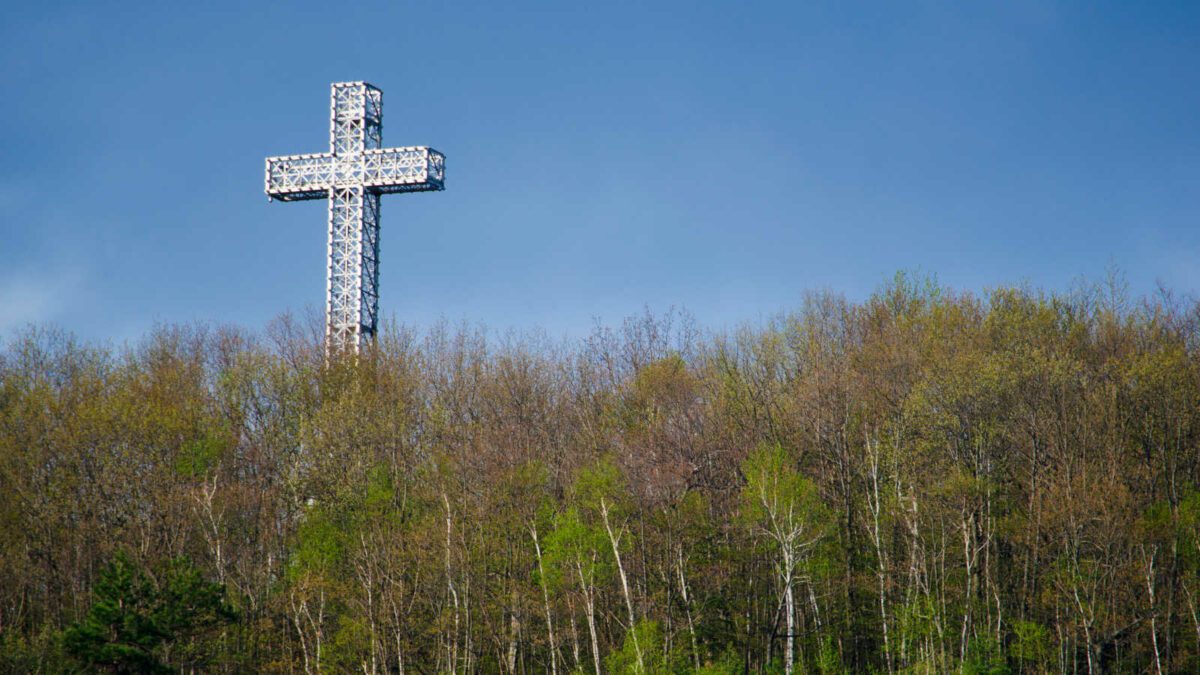 Montreal Cross on Mount Royal