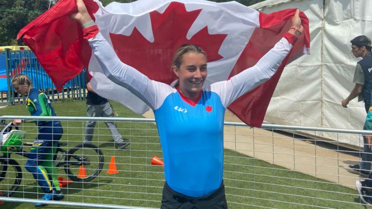 Canada's Molly Simpson wins silver at the Pan Am Games in BMX