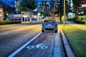 bike lanes in Grand Theft Auto